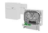 METZ CONNECT LWL-Anschlussdose 2xSC AP 1501591P02HC ws nach unten Wickelvorrat