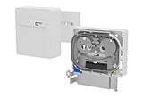 METZ CONNECT LWL-Anschlussdose 1xLC-D AP 1501597R01HC ws nach unten Wickelvorrat