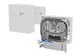 METZ CONNECT LWL-Anschlussdose 2xLC-D AP 1501597U02HC ws nach unten Wickelvorrat