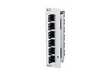 METZ CONNECT LWL-Frontplatte 6f E2000c 15024A5A06-E Hutschiene max:6f