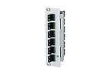 METZ CONNECT LWL-Frontplatte APC 6f OS2 15024A5C06-E Hutschiene E2000c max:6f
