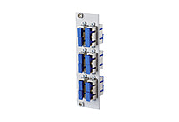 METZ CONNECT LWL-Frontplatte APC 6f SC-D 15024AD206-E Hutschiene OS2 max:6f
