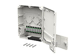 METZ CONNECT LWL-Patchpanel APC 9f OS2 15036005F09-E Wandmont E2000c max:9f