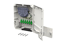 METZ CONNECT LWL-Patchpanel APC 12f LC-D 15036C97612-E Wandmont OS2 m.Pigtails