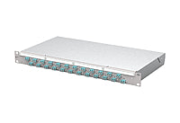 METZ CONNECT LWL-Patchpanel 24f LC-D OM3 1504507724-E 482,6mm(19), 1HE max:24f