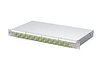 METZ CONNECT LWL-Patchpanel 24f LC-D OM5 1504507M24-E 482,6mm(19), 1HE max:24f