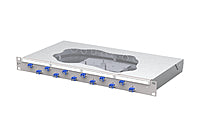 METZ CONNECT LWL-Patchpanel 12f LC-D OS2 1504597412-F 482,6mm(19), 1HE max:12f