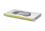 METZ CONNECT LWL-Patchpanel 24f ST-D OS2 150459D124-E 482,6mm(19), 1HE