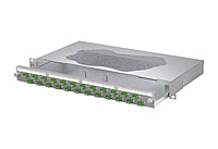 METZ CONNECT LWL-Patchpanel APC 24f LC-D 1504607624-E 482,6mm(19), 1HE OS2