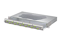 METZ CONNECT LWL-Patchpanel 12f LC-D OM5 1504607M12-F 482,6mm(19), 1HE max:12f