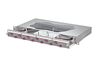 METZ CONNECT LWL-Patchpanel 12f LC-D OM4 1504677512-F 482,6mm(19), 1HE max:12f