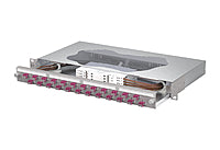 METZ CONNECT LWL-Patchpanel 24f LC-D OM4 1504677524-E 482,6mm(19), 1HE max:24f