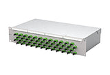 METZ CONNECT LWL-Patchpanel APC 48f OS2 1504805948-E 482,6mm(19), 2HE E2000