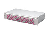 METZ CONNECT LWL-Patchpanel 48f LC-D OM4 1504807548-E 482,6mm(19), 2HE