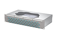 METZ CONNECT LWL-Patchpanel 48f LC-D OM3 1504857748-E 482,6mm(19), 2HE max:48f