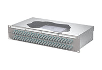 METZ CONNECT LWL-Patchpanel 48f SC-D OM3 150485BA48-E 482,6mm(19), 2HE max:48f