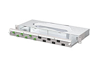 METZ CONNECT LWL-Patchpanel APC 6f LC-D 1504907606-F 482,6mm(19), 1HE OS2