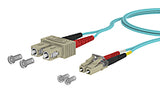 METZ CONNECT LWL-Patchkabel SC-D/LC-D tk 151J1EOJO05E 50/125 OM3 0,5m