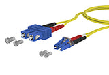 METZ CONNECT LWL-Patchkabel SC-D/LC-D SM 151P1EOJO05E OS2 0,5m ge