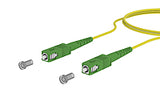 METZ CONNECT LWL-Patchkabel SC APC SM 8m 151P3EAEA80E OS2 ge