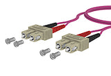 METZ CONNECT LWL-Patchkabel SC-D 50/125 151S1EOEOB0E OM4 20m vi