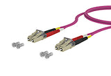 METZ CONNECT LWL-Patchkabel LC-D 50/125 151S1JOJO50E OM4 5m vi