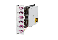 METZ CONNECT LWL-Frontplatte 6f LC-D OM4 1528S775061E 482,6mm(19), 3HE max:6f