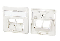 METZ CONNECT Zentralplatte RJ45 2f pws 860023-I Schraubbef m.Staubschutz