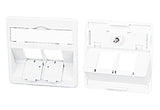 METZ CONNECT Zentralplatte RJ45 2f 860210-0227-I ver-ws Schraubbef