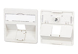 METZ CONNECT Zentralplatte RJ45 1f pws 860210-I Schraubbef m.Staubschutz