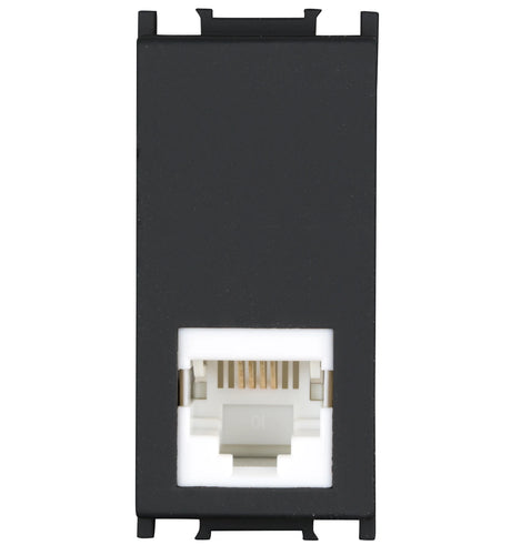 Telefondose RJ11 1M, schwarz