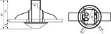 THEBEN Präsenzmelder 360° UP ws IP54 theRonda S360-100 DE WH Präsenzmelder