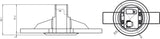 THEBEN Präsenzmelder 0-360° ws IP54 HLK theRonda S360-101 FLAT DE WH Präsenzmeld