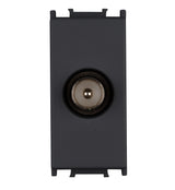 TV Einzeldose 1M 0dB, schwarz