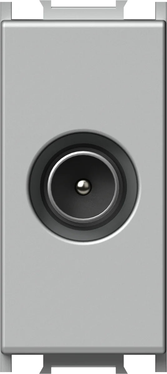 TV Einzeldose 1M 0dB, silber