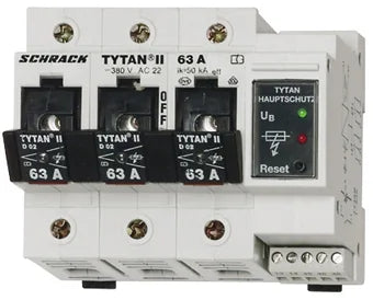 TYTAN, D02-Sicherungslasttrenns.,1+N,63A, Hauptschutz