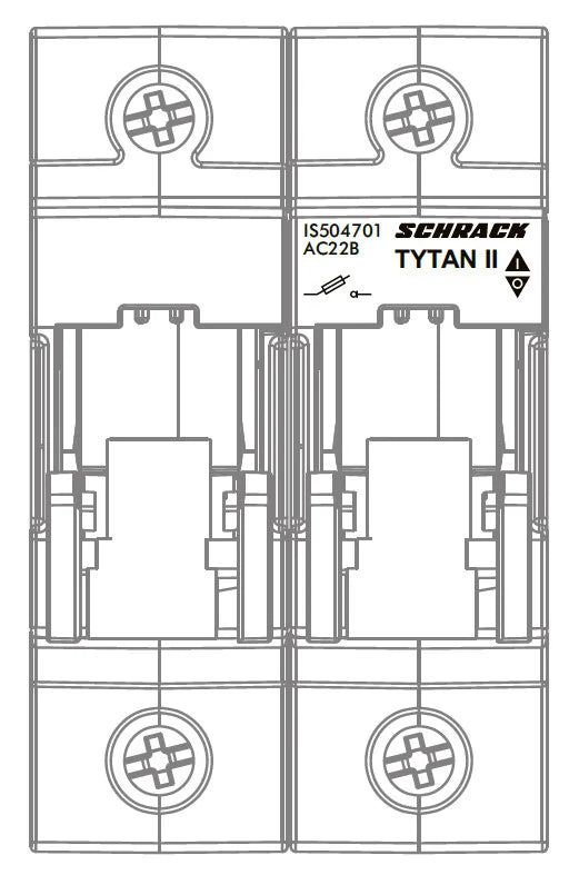 TYTAN II, 2-polig, 63A, mit Hauptschutz, 24-60VDC