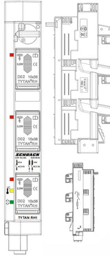 TYTAN RH1 Hauptschutz Lasttrennschalter D02, 24-60VDC