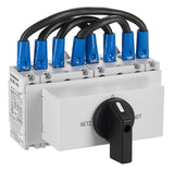 Umschalter Netz-0-Notstrom, Reiheneinbau, 4-polig, 63A, 22kW