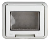 UP-Klappgehäuse, IP55, 3M, transparenter Deckel, weiß