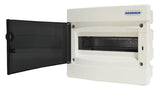 UP-Wohnungsverteiler 1-reihig, 12TE, IP40, transparente Tür