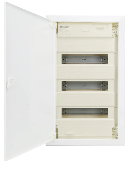 UP Wohnungsverteiler KVM 3-r. 36/42TE - Mauerwerk Rahmen fl.