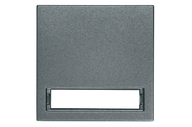 Wippe 50 mit beleuchtetem Schriftfeld, anthrazit (10er-Pack)