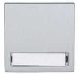 Wippe 50 mit beleuchtetem Schriftfeld, Silber (10er-Pack)