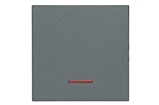 Wippe 50 mit roter Linse, anthrazit (10er-Pack)