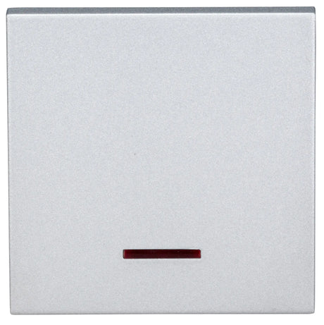 Wippe 50 mit roter Linse, Silber (10er-Pack)