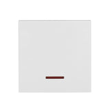Wippe 50 mit roter Linse, weiß (10er-Pack)