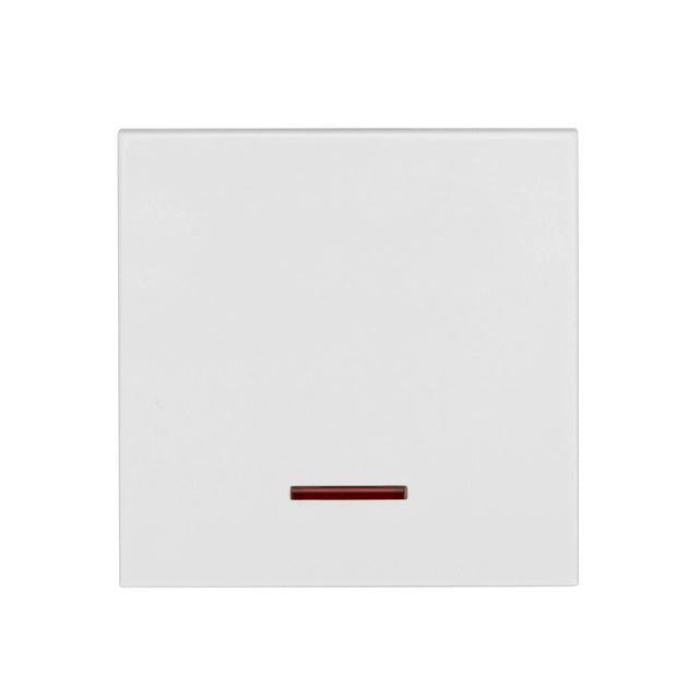Wippe 50 mit roter Linse, weiß (10er-Pack)