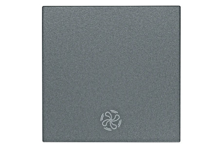 Wippe 50 mit Symbol Lüfter, anthrazit (10er-Pack)