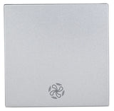 Wippe 50 mit Symbol Lüfter, Silber (10er-Pack)